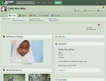 Tablet Screenshot of crazy-lazy-daisy.deviantart.com