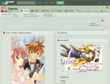 Tablet Screenshot of chan-su.deviantart.com