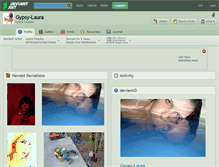 Tablet Screenshot of gypsy-laura.deviantart.com