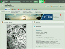 Tablet Screenshot of akokatssini.deviantart.com