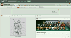 Desktop Screenshot of caylewhite.deviantart.com