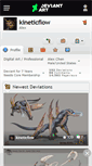 Mobile Screenshot of kineticflow.deviantart.com