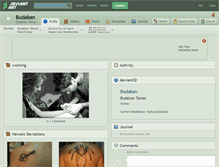 Tablet Screenshot of budakan.deviantart.com