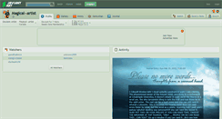 Desktop Screenshot of magical--artist.deviantart.com