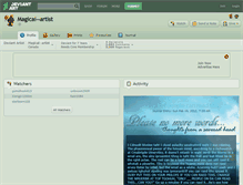Tablet Screenshot of magical--artist.deviantart.com