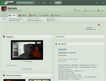 Tablet Screenshot of daomee.deviantart.com