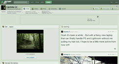 Desktop Screenshot of catchme-22.deviantart.com
