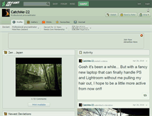 Tablet Screenshot of catchme-22.deviantart.com