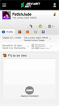 Mobile Screenshot of fetishjade.deviantart.com