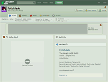 Tablet Screenshot of fetishjade.deviantart.com