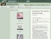 Tablet Screenshot of forbiddenloversclub.deviantart.com