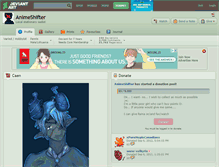 Tablet Screenshot of animeshifter.deviantart.com