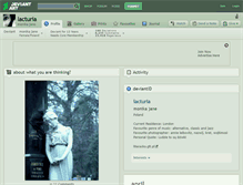 Tablet Screenshot of lacturia.deviantart.com