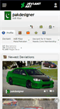Mobile Screenshot of pakdesigner.deviantart.com