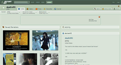 Desktop Screenshot of death490.deviantart.com
