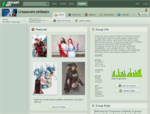 Tablet Screenshot of crossovers-united.deviantart.com