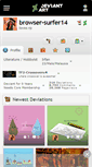 Mobile Screenshot of browser-surfer14.deviantart.com