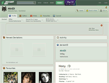 Tablet Screenshot of minidi.deviantart.com