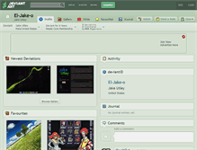 Tablet Screenshot of el-jake-o.deviantart.com