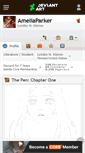 Mobile Screenshot of ameliaparker.deviantart.com