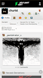 Mobile Screenshot of churist.deviantart.com