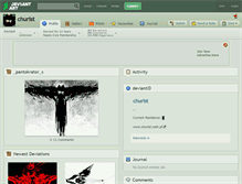 Tablet Screenshot of churist.deviantart.com