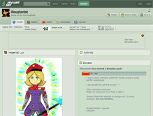 Tablet Screenshot of illousionist.deviantart.com