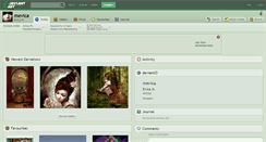 Desktop Screenshot of mevica.deviantart.com