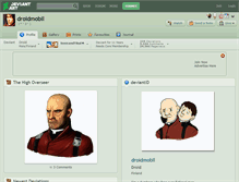 Tablet Screenshot of droidmobil.deviantart.com