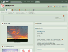 Tablet Screenshot of nandeyanen.deviantart.com