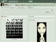 Tablet Screenshot of floxxx.deviantart.com