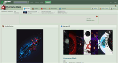 Desktop Screenshot of overcame-black.deviantart.com