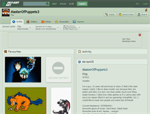 Tablet Screenshot of masterofpuppets3.deviantart.com