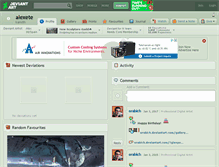 Tablet Screenshot of alexete.deviantart.com