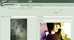 Desktop Screenshot of emotionalparadox.deviantart.com