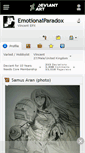 Mobile Screenshot of emotionalparadox.deviantart.com