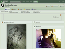 Tablet Screenshot of emotionalparadox.deviantart.com