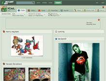 Tablet Screenshot of kcool.deviantart.com