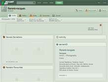 Tablet Screenshot of florent-rocques.deviantart.com