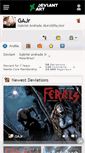 Mobile Screenshot of gajr.deviantart.com