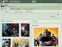 Tablet Screenshot of gajr.deviantart.com