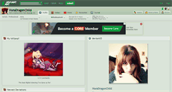 Desktop Screenshot of horadragonchild.deviantart.com