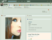 Tablet Screenshot of phraan.deviantart.com