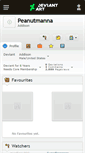 Mobile Screenshot of peanutmanna.deviantart.com