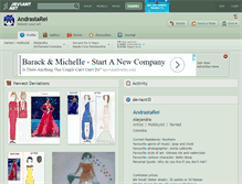 Tablet Screenshot of andrastarei.deviantart.com