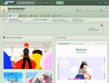 Tablet Screenshot of demonstardust.deviantart.com