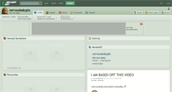 Desktop Screenshot of nervousbabyplz.deviantart.com