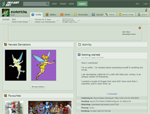 Tablet Screenshot of esotericka.deviantart.com