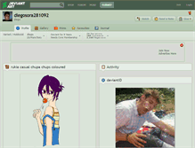 Tablet Screenshot of diegosora281092.deviantart.com