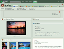 Tablet Screenshot of karla-jane.deviantart.com